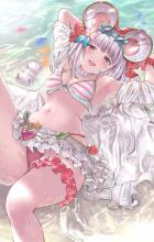 ビーチでビキニビカラちゃんにザーメンぶっかけ！フルカラーCG集