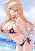 美少女ギャルJKの喜多川海夢がビーチで青姦中出し立ちバック！