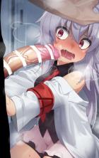 狼娘の口マンコに強引にデカチンポ突っ込んで溺れるほどの大量ザーメンを口内射精！
