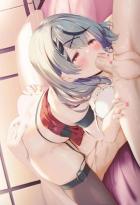 沙花叉クロヱちゃんと69！まんぐり返しで生中出し！