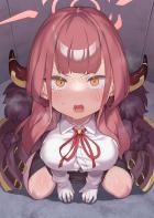 人質を取られ無洗包茎汚ちんぽを口マンコで強制フェラされる陸八魔アル