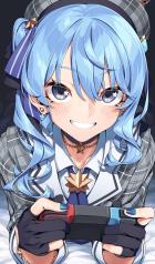 星街すいせいちゃんのプリケツマンコにデカチンピストン生中出し！