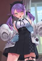 トワちゃんをまさぐる
