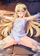 スライムに服を溶かされ異種姦レイプされるアイリス