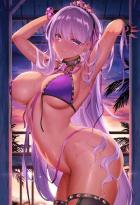 引き締まったドスケベボディのBBちゃんと汗だく中出しセックス