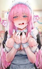 ご主人様のザーメンをお口で受け止めるメイドぼっちちゃん