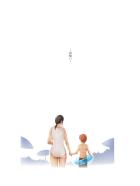 パパは仕事で行けず、ママと二人で出かけた旅行先で大学生のお兄ちゃんたちに出会いました。