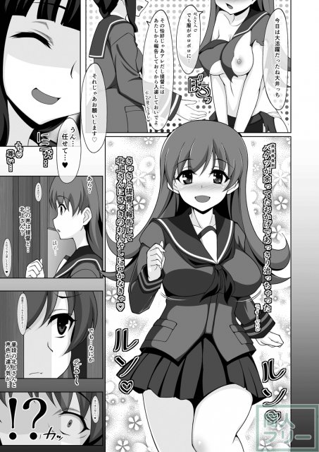 北上さんの身代わりになった「つもり」の大井っちが提督の魚雷（笑）に撃チンされて…？ <> 002