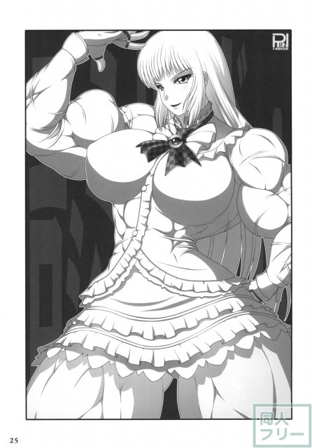 鉄拳のリリ・シャオ・アスカを筋肉ムキムキにしました。エッチなメスゴリラと化した鉄拳娘 <> 024