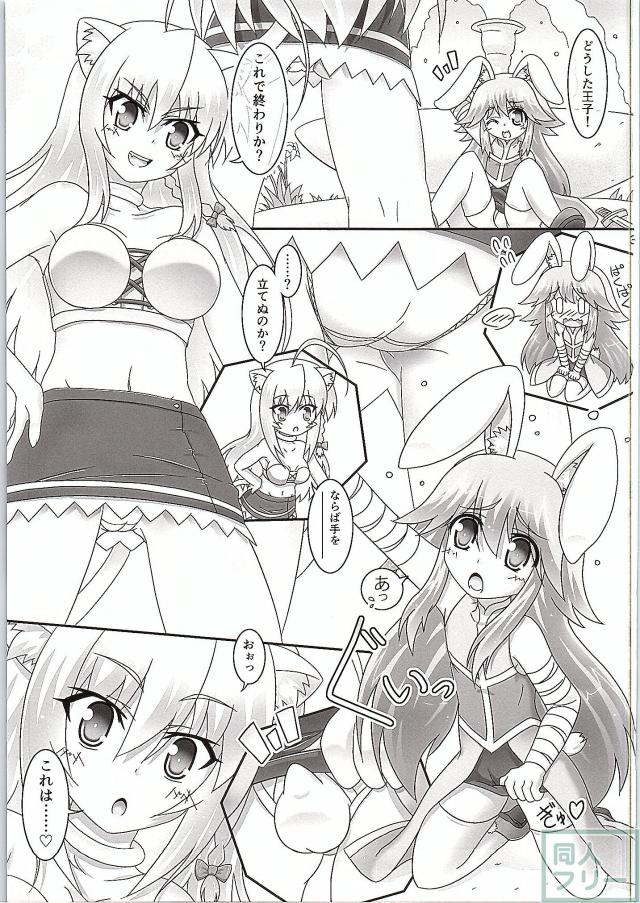 ウサミミ王子に剣だけでなく××まで教えちゃう本。 <> 002