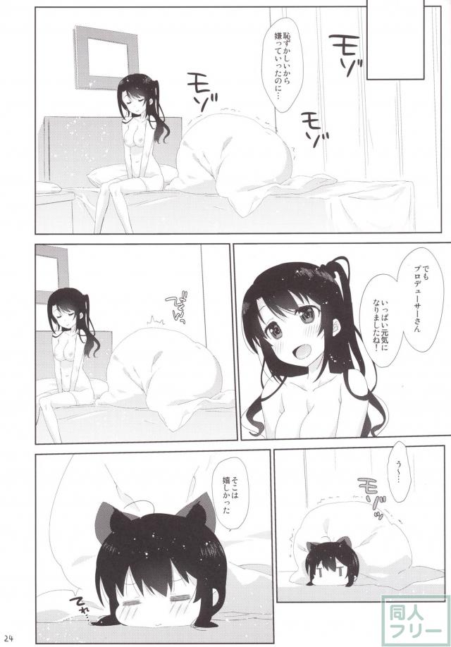 ケモミミ＆尻尾を装着してますますエロかわいくなった卯月としぶりん。 <> 023
