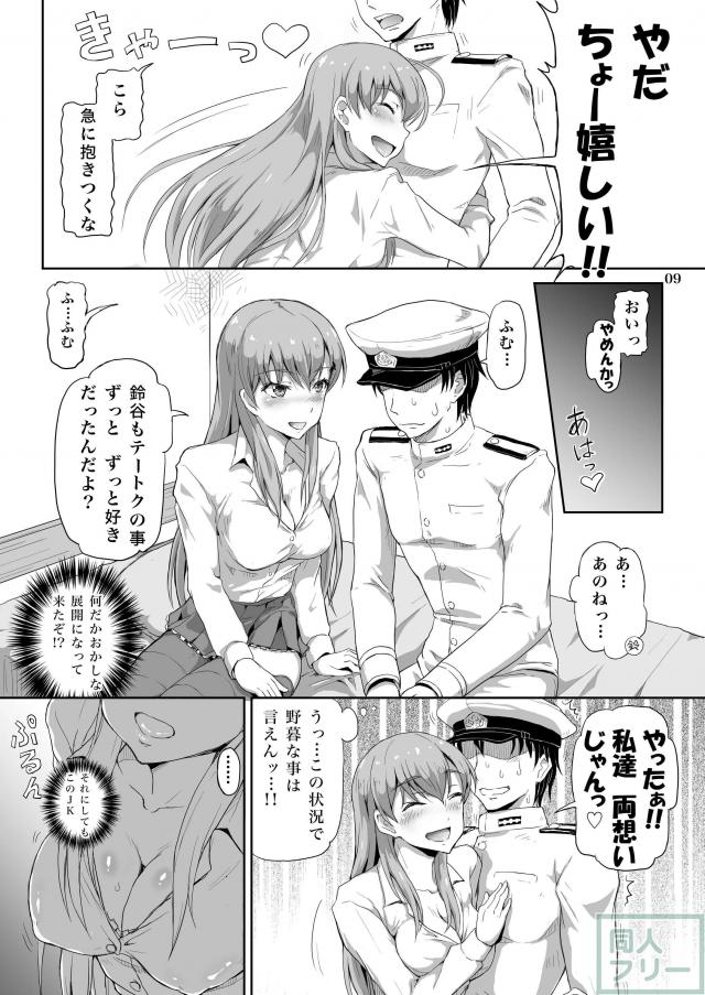 ちょいMの提督さん向け、鈴谷ちゃんに手コキ、騎乗位、M気味に犯される！ <> 007