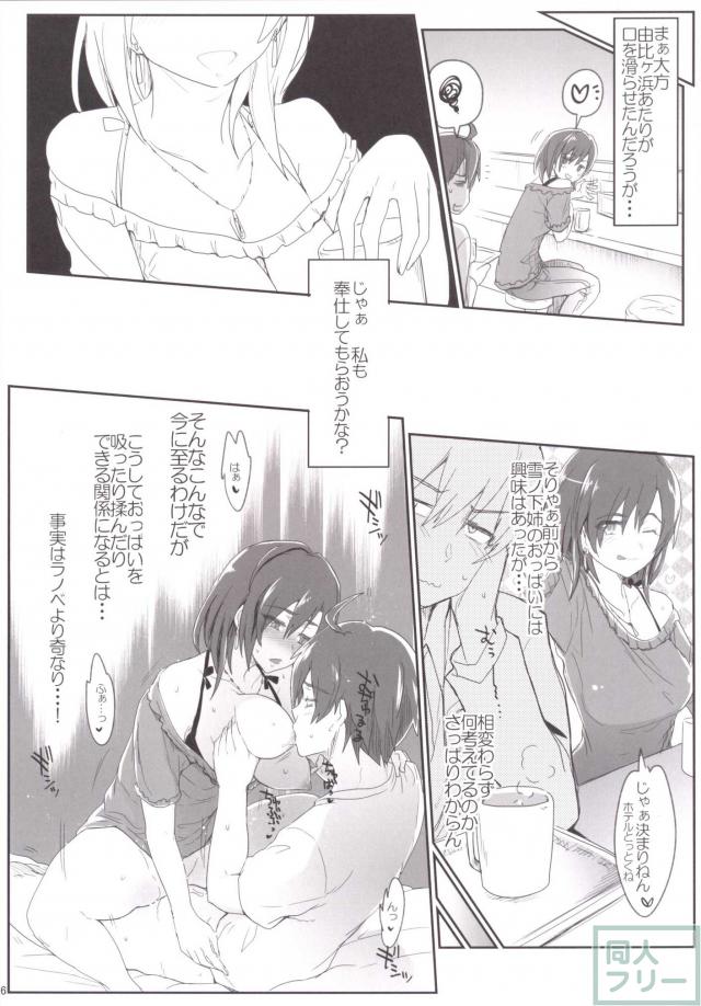 奉仕部の性的な活動の成果。 <> 005