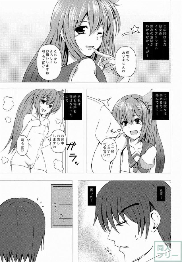 提督に一目惚れした如月が身体を使って落とす話 <> 008