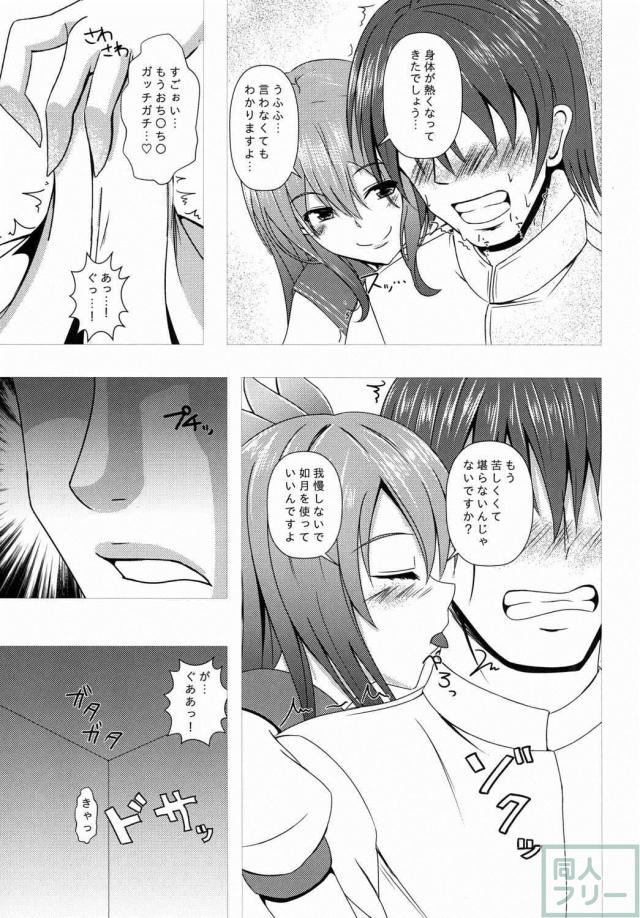 提督に一目惚れした如月が身体を使って落とす話 <> 010