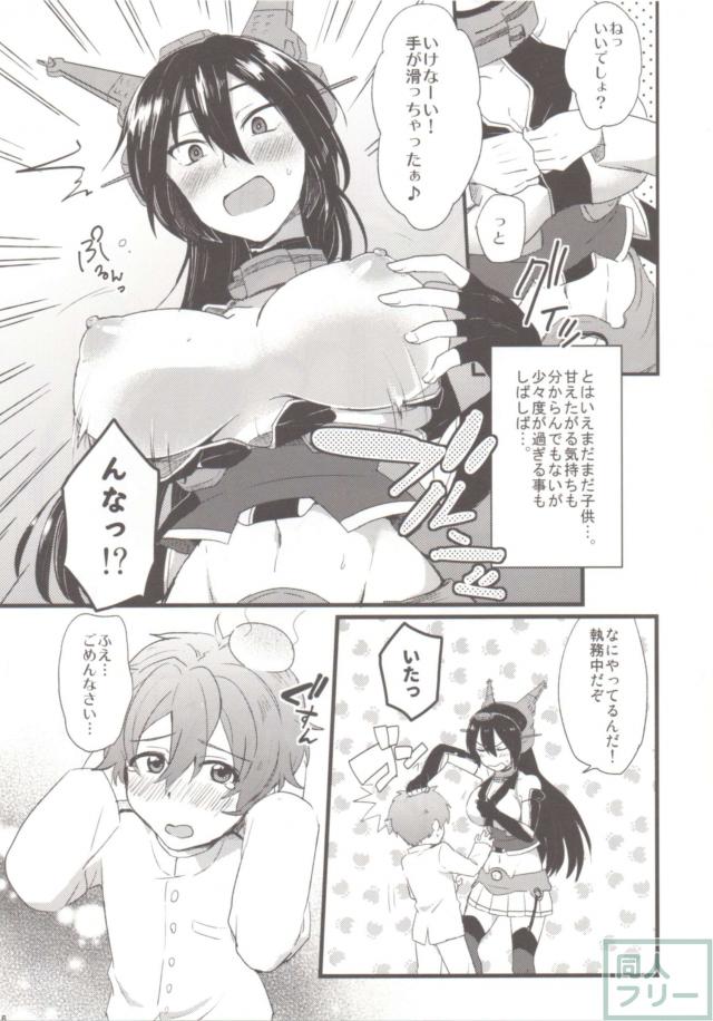 ゲスショタ提督と長門秘書艦のおねショタふたなりシリーズ第1弾 <> 004