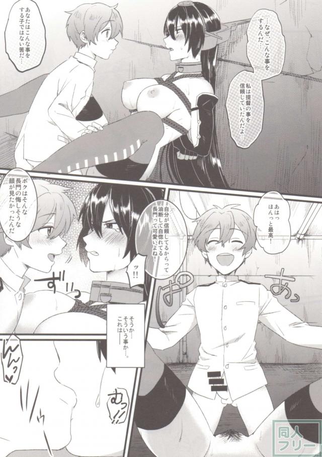 ゲスショタ提督と長門秘書艦のおねショタふたなりシリーズ第1弾 <> 021