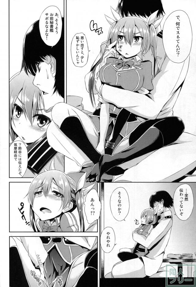 慣れない事をして震える利根が本当に可愛い！ <> 007