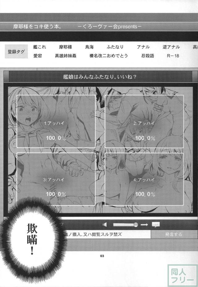 摩耶様をコキ使う本 <> 002