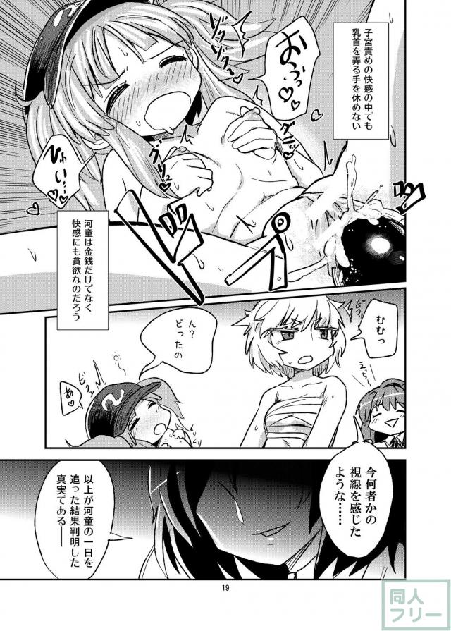 幻想郷の河童・にとりちゃんの性活を清く正しくウォッチング♪ <> 018