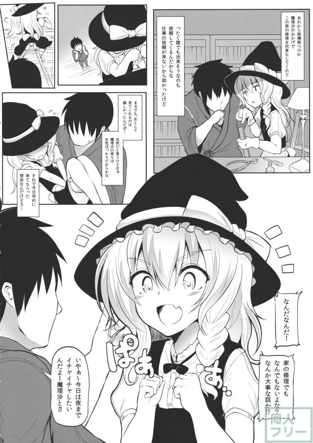 魔理沙とイチャラブ☆ <> 005
