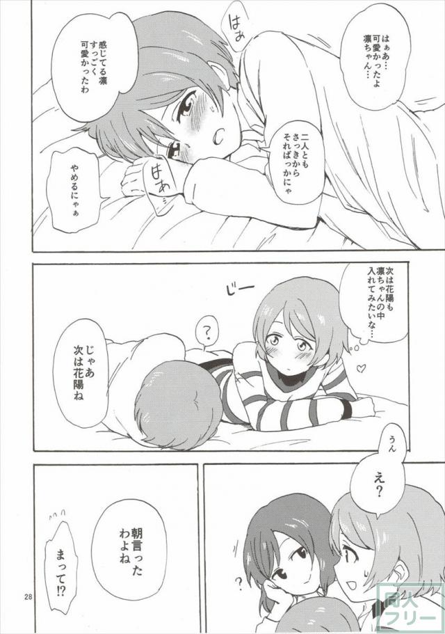 ようやく3人でほんばんを始めるお話。凛ちゃん総受け。 <> 026