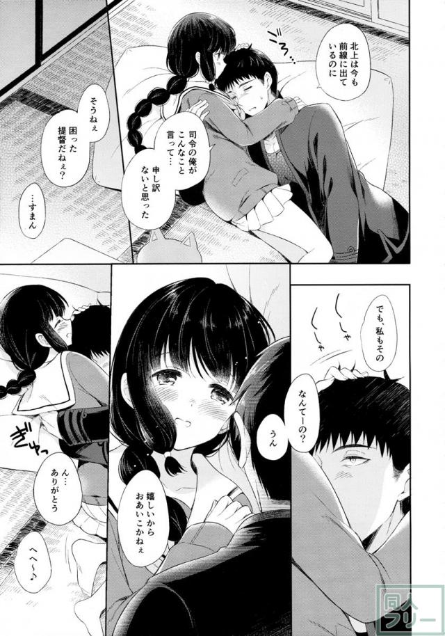 北上さんと提督が一緒に暮らす日常の中でいちゃらぶえっちするお話 <> 012