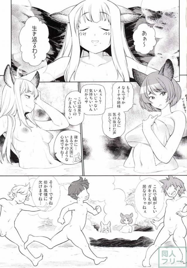 温泉にやってききたメーテラ・スーテラ姉妹が、そこで出会った少年達とおねショタえっち！ <> 002
