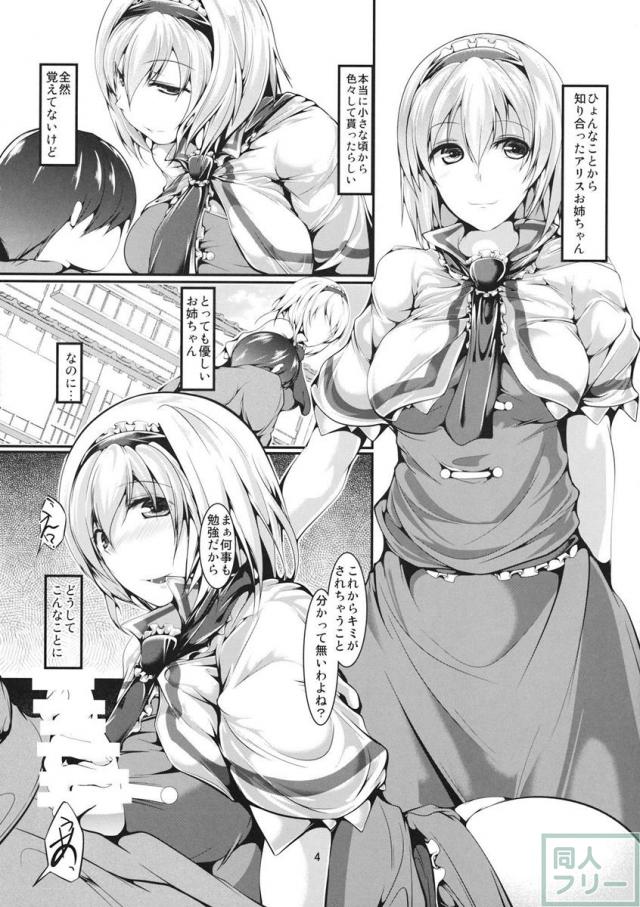 アリスの裸を見て興奮して色々されちゃう本 <> 003