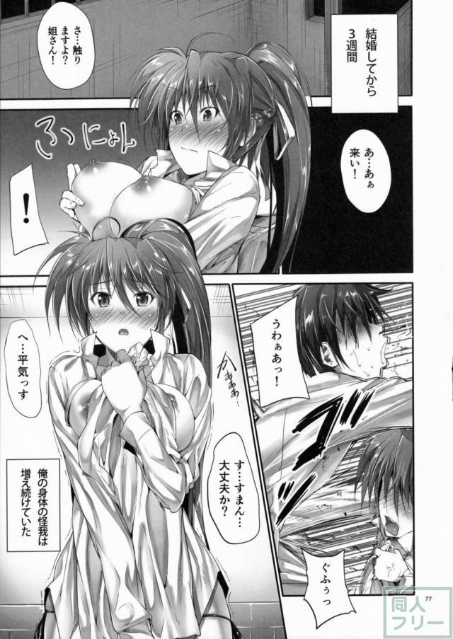 HSHシリーズ総集編です。フェイト編1、2、なのは編、シグナム編、ティアナ編、番外編1,2を収録。描き下ろしはティアナ編の後日談 <> 076