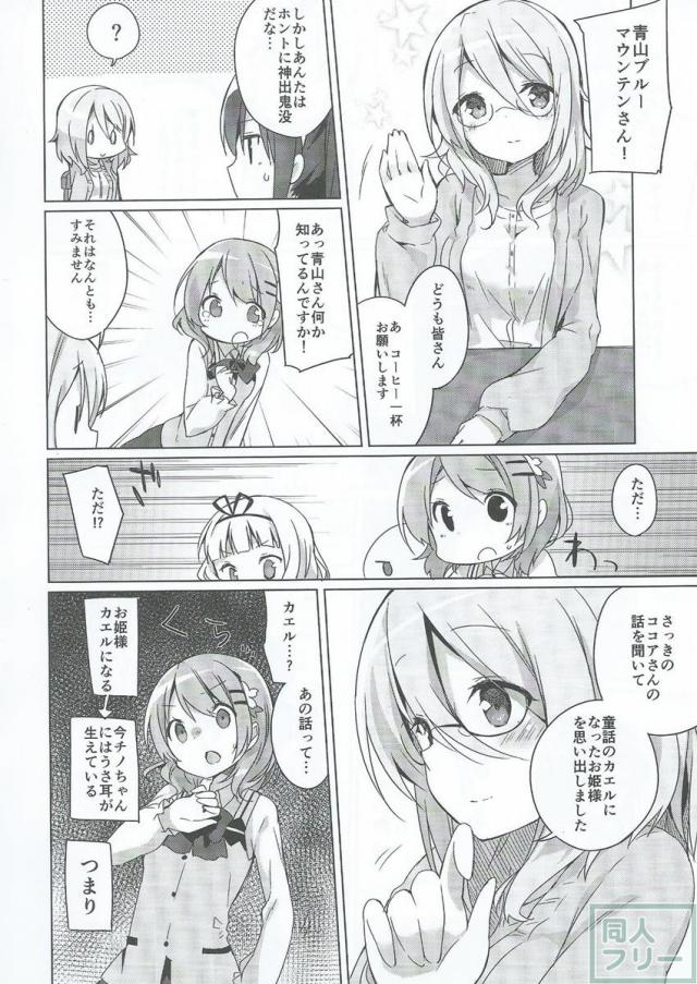ある日風邪の症状と共にまたうさ耳を生やしてしまったチノを治すために高校生組+αが頑張る話 <> 012