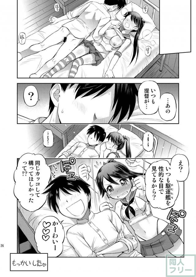島風コスの鳳翔さんとラブラブセックス!! <> 025