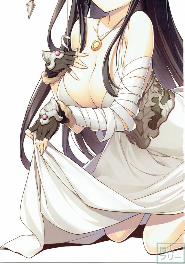 【フルカラー】前半は女性キャラのイラスト、後半は黒騎士さんのスケベ漫画 <> 002