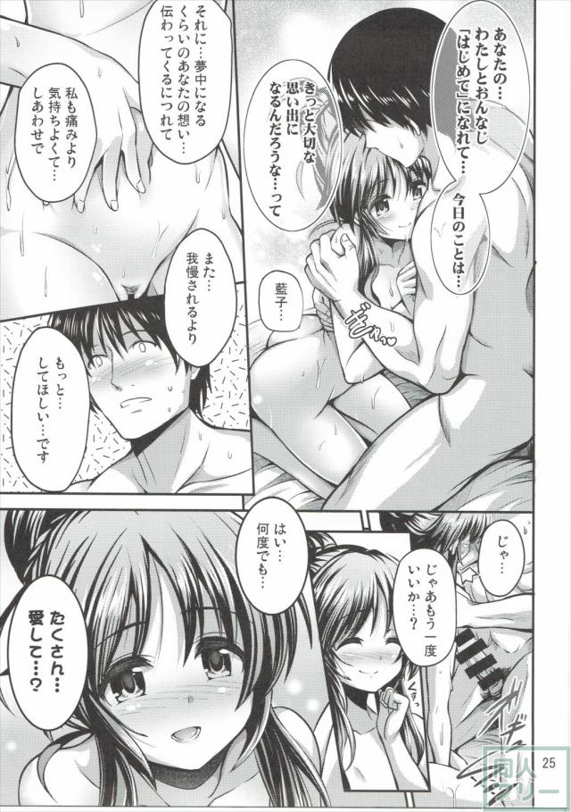 Pくんと高森藍子ちゃんが初めてのイチャラブえっち <> 024