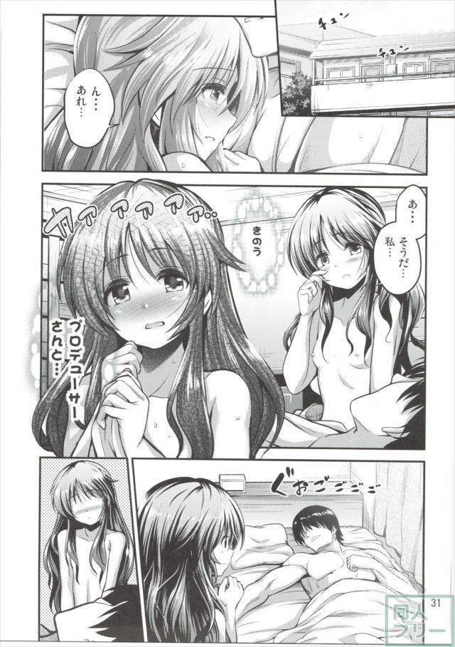 Pくんと高森藍子ちゃんが初めてのイチャラブえっち <> 030