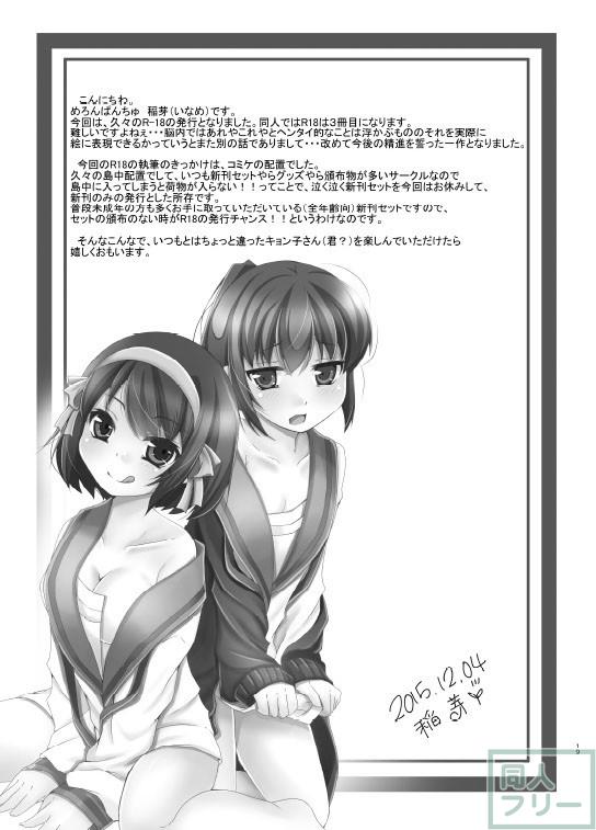 ロリ巨乳ハルヒとふたなりキョン子のいちゃいちゃ <> 018