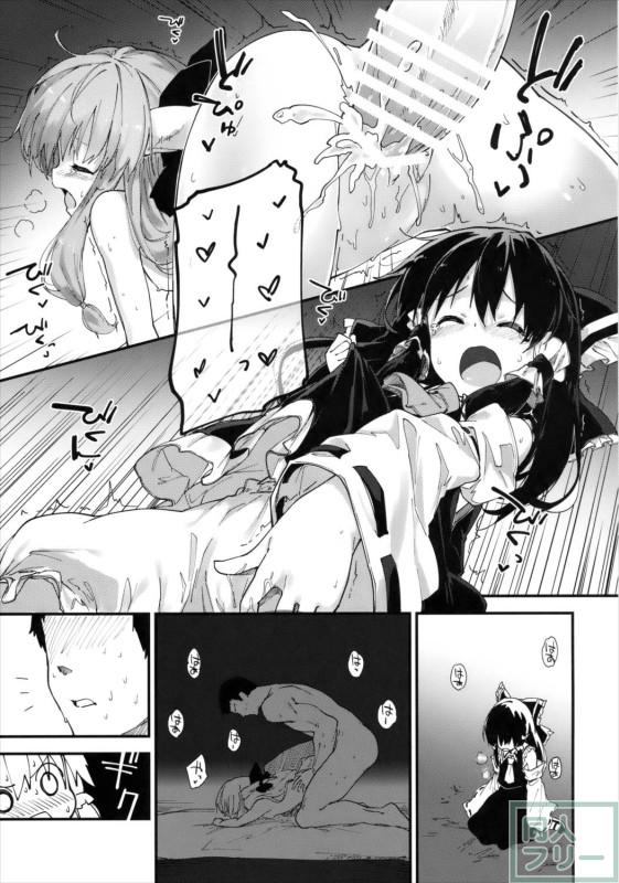 着衣エッチで乱れる霊夢のいやらしい本 <> 007