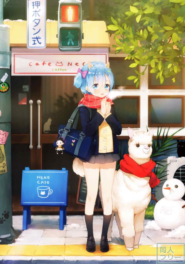 おいしいものにおいしいものを追加した苺大福のようなイラスト集 <> 005