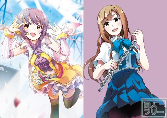 セーラー水着を着たアイドルのグラビア風のイラスト集 <> 014