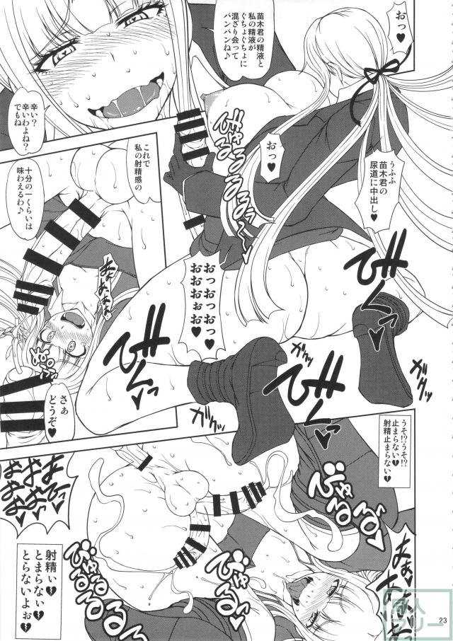 発情しきったふたなり霧切さんが苗木を犯し尽くす!! <> 022