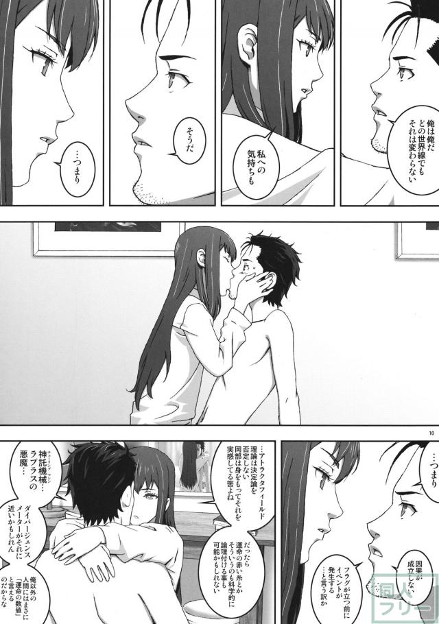 岡部と紅莉栖の見事な厨二病会話は必見。天才少女が快楽に乱れる。 <> 009