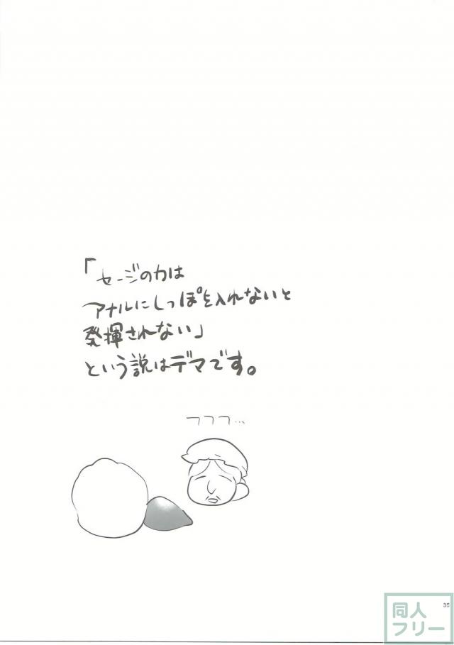 セージジータちゃんのおしりにしっぽをねじ込んでセックスする本 <> 034