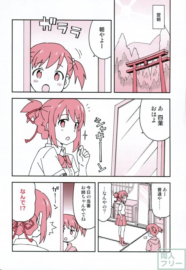 ポンコツかわいい三葉、瀧入り三葉が繰り広げる入れ替わりコメディ本 <> 025