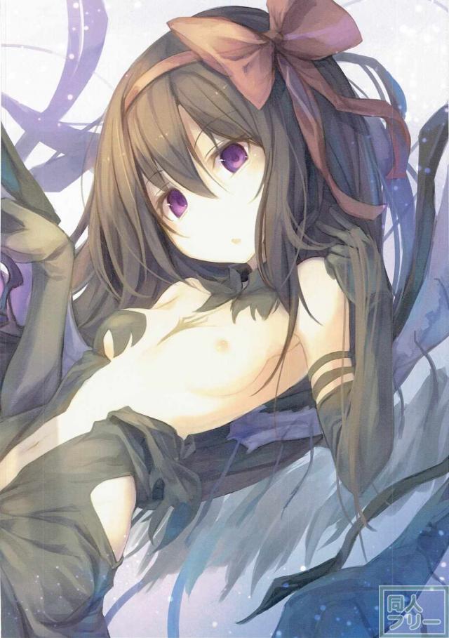 まどマギフルカラーイラスト本_無防備に曝け出される彼女達の艶肌 <> 011
