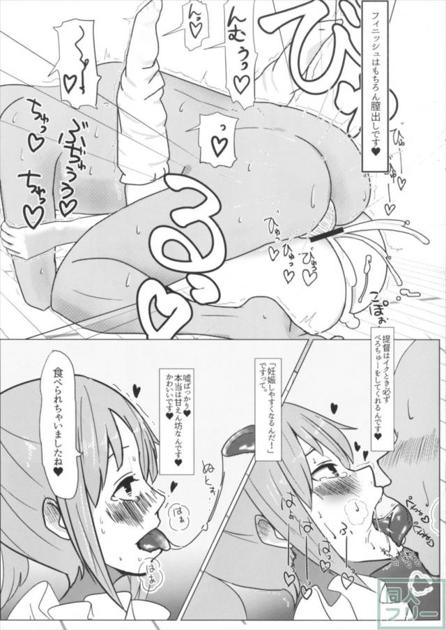 夕張と提督が子供欲しさに毎日らぶらぶえっち! <> 004