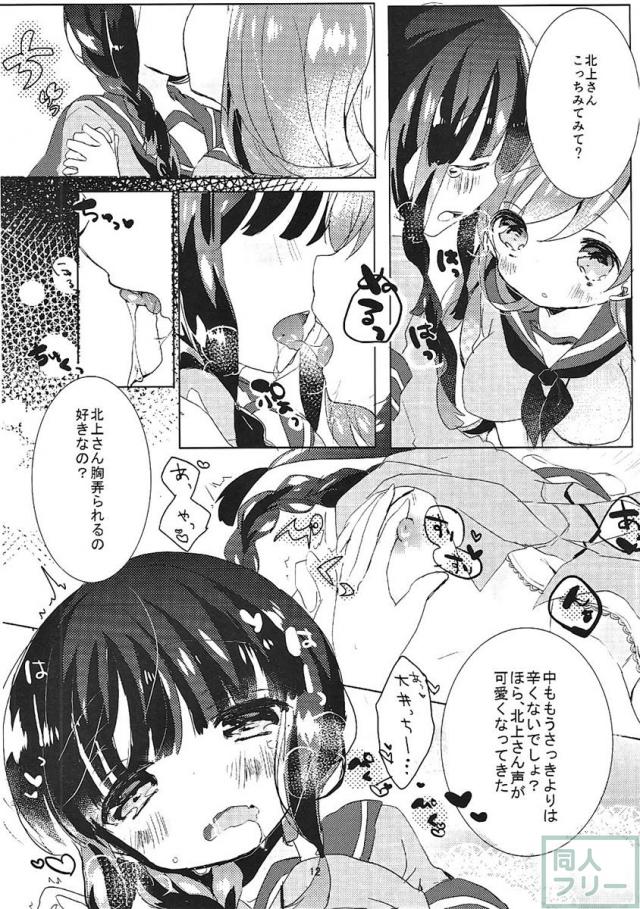 無知な北上さんと大井の百合えっち <> 013