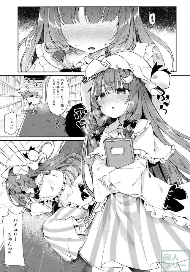 お熱を出したパチュリーちゃんを看病するお話 <> 004