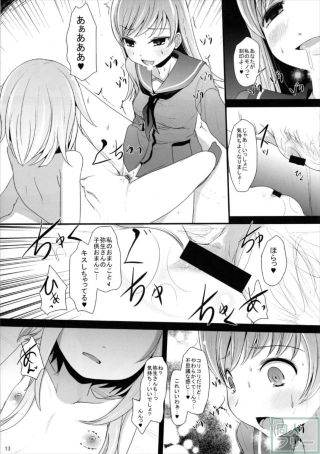 弱みを握られた卯月とそれを握った大井っちとそのことを知った弥生ちゃんのお話 <> 012