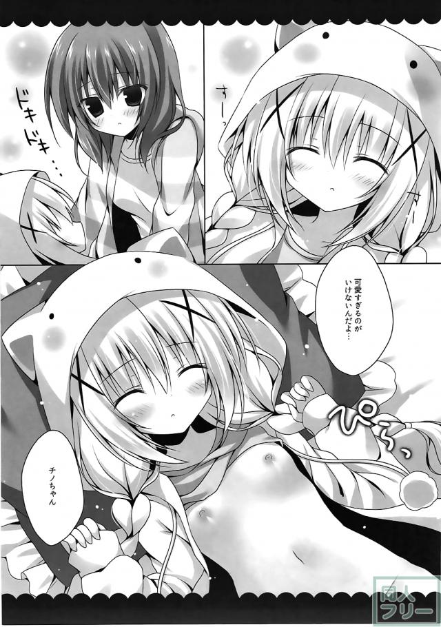 ココアさんが寝ているチノちゃんを襲っちゃうお話 <> 005