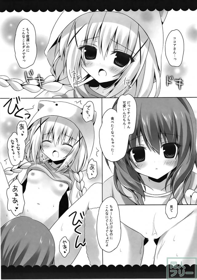 ココアさんが寝ているチノちゃんを襲っちゃうお話 <> 007